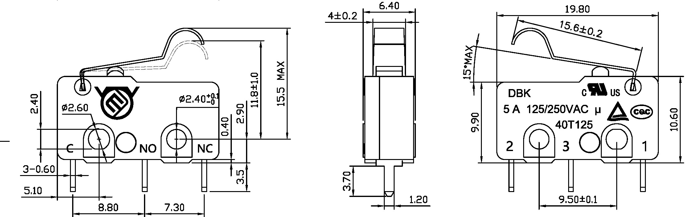 DBK-05P-40-2尺寸圖