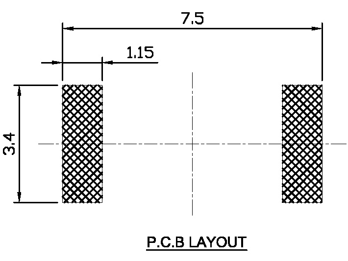 THCF20焊盤(pán)圖