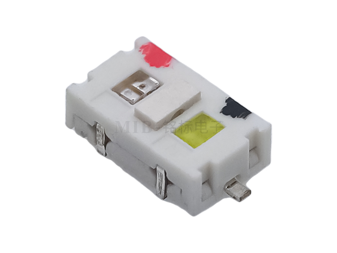 LSF407-025JGY-R 雙燈帶燈貼片輕觸開關